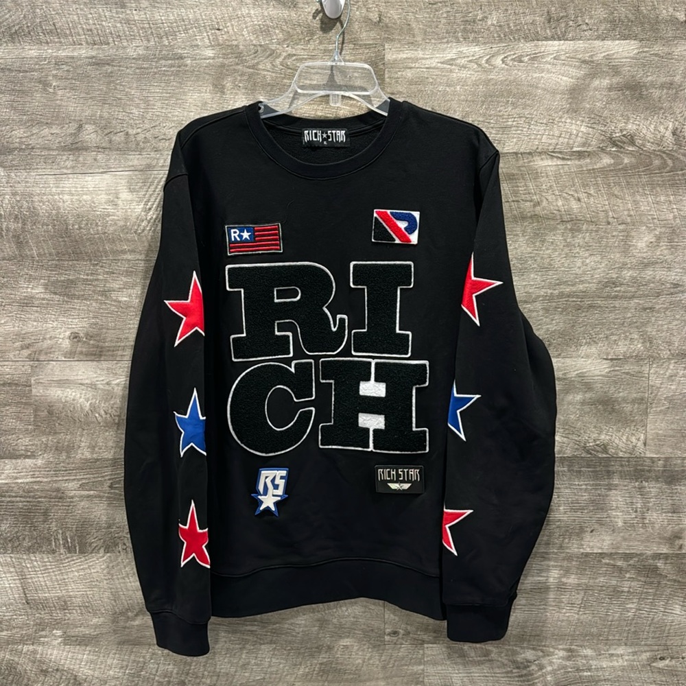 Rich Star in EUC Crew Neck Slip on Sweater in 100% Cotton.